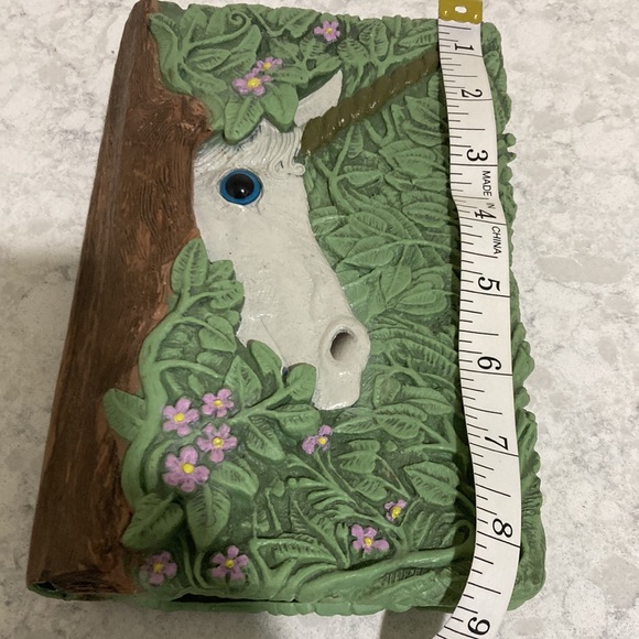 New, unique journal, 3D cover with unicorn in forest - Picture 10 of 11